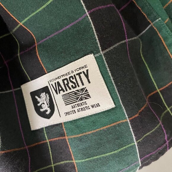 Roundtree and Yorke Varsity Long Sleeve Button Down Shirt Large - Picture 6 of 11